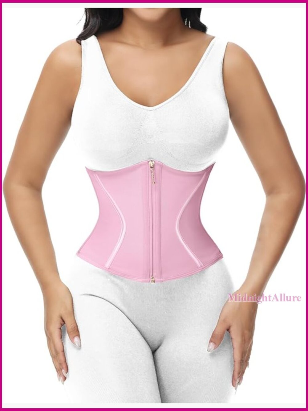 Short Torso Waist Trainer Corset Shapewear Tummy Control Hourglass Body Shaper